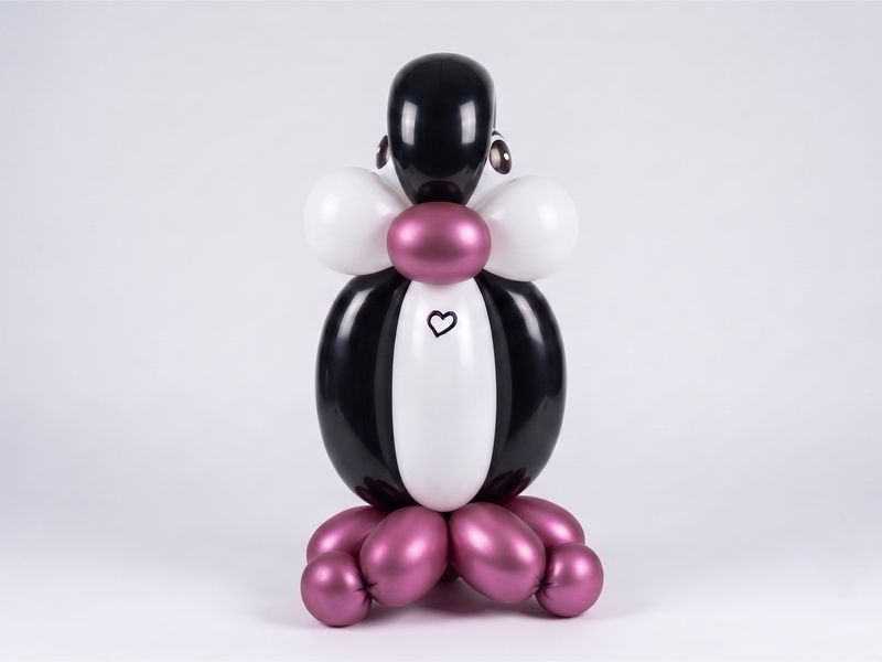 Ballonfigur: Pino der Pinguin